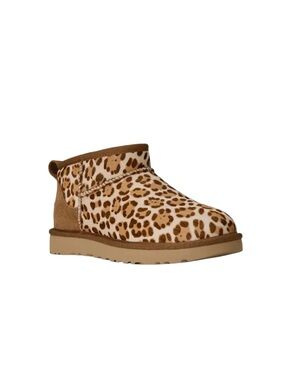 UGG—Classic Ultra Mini Plains -Felicity Leopard Jasmine